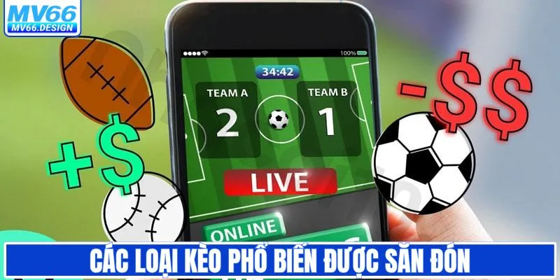 Các loại kèo phổ biến được dân cược săn đón