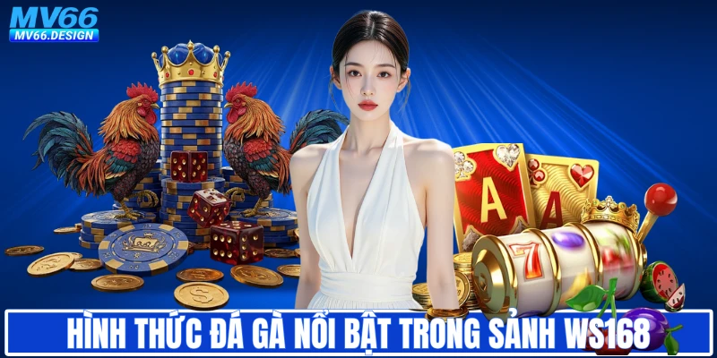 Hình thức đá gà nổi bật trong sảnh WS168