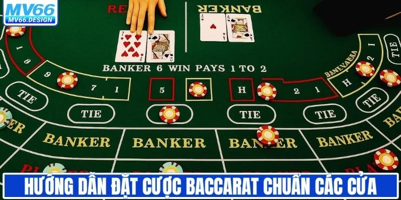 Hướng dẫn đặt cược Baccarat chuẩn các cửa