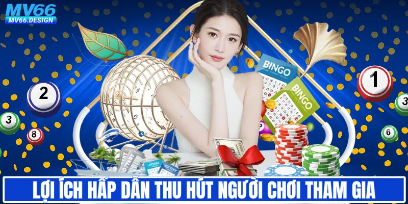 Lợi ích hấp dẫn thu hút người chơi tham gia quay thưởng tại MV66