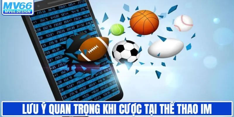 Lưu ý quan trọng khi cược kèo thể thao IM