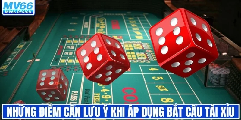 Những điểm cần lưu ý khi áp dụng bắt cầu tài xỉu